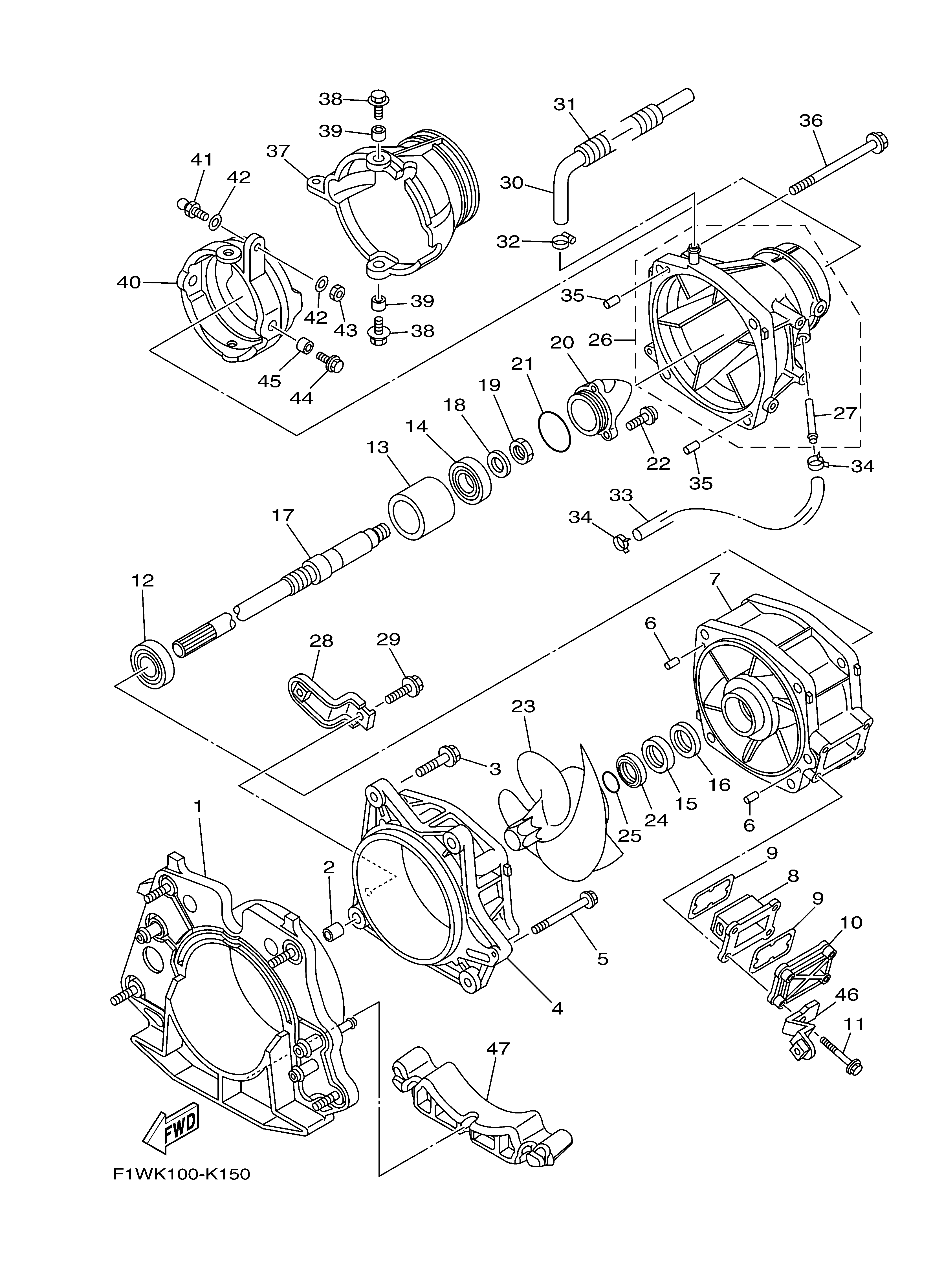 2011 FX SHO (FX1800K) F1WN - JET UNIT 1