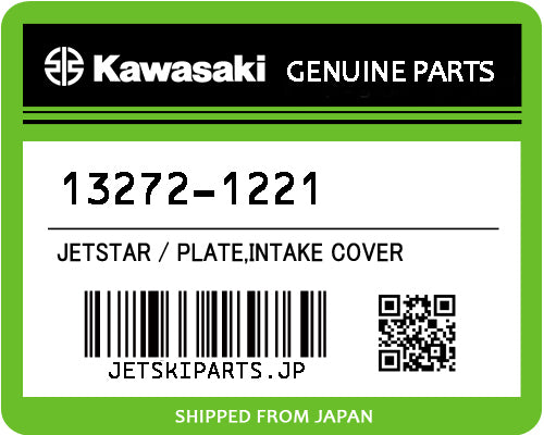 Kawasaki OEM PLATE,INTAKE COVER New #13272-1221