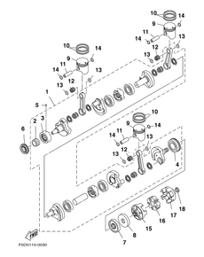 CRANKSHAFT. PISTON