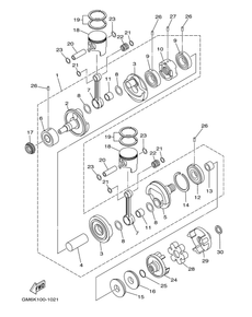 CRANKSHAFT PISTON