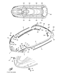 GUNWALE MAT