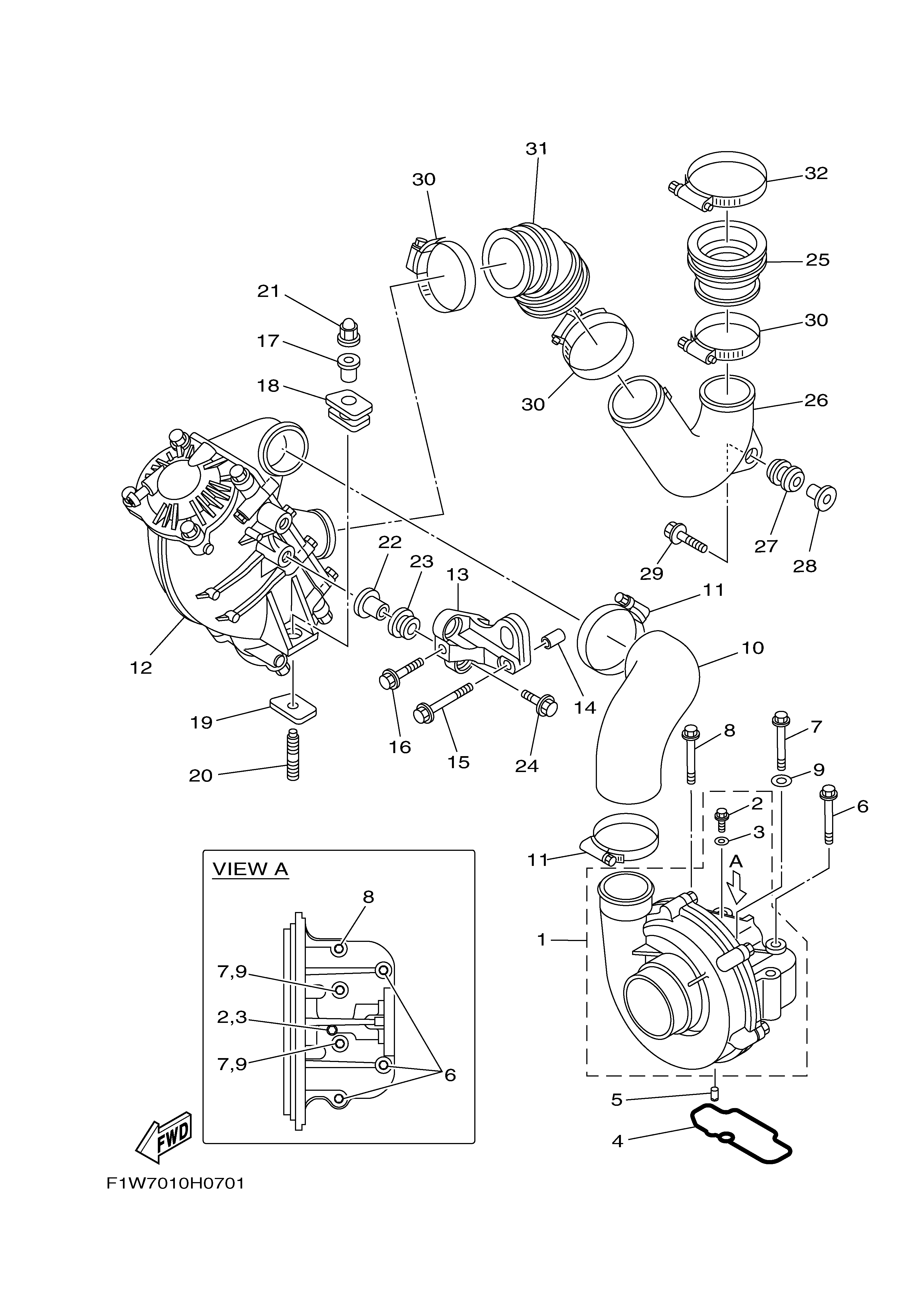 2011 FX SHO (FX1800K) F1WN - INTAKE 2