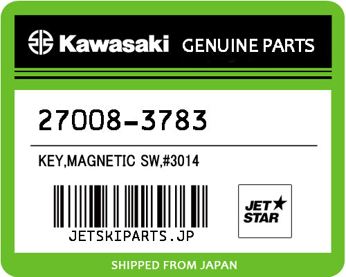 Kawasaki OEM KEY,MAGNETIC SW,#3014 New #27008-3783