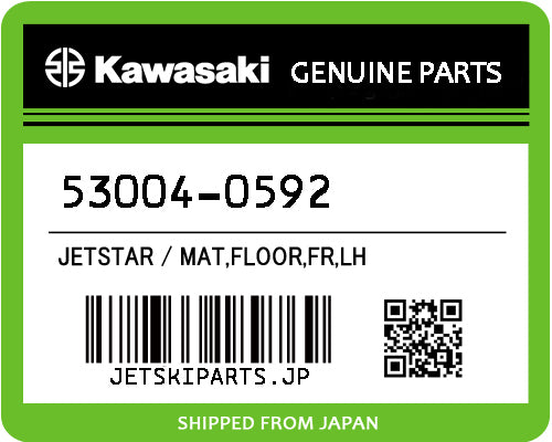 Kawasaki OEM MAT,FLOOR,FR,LH New #53004-0592