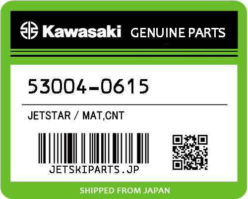 Kawasaki OEM MAT,CNT New #53004-0615