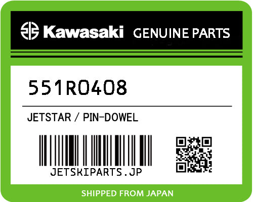 Kawasaki OEM PIN-DOWEL New #551R0408