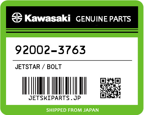 Kawasaki OEM BOLT New #92002-3763