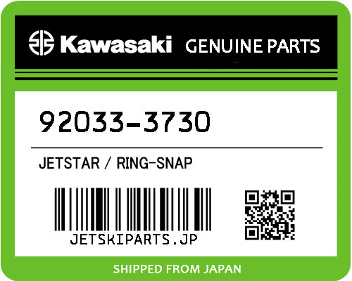 Kawasaki OEM RING-SNAP New #92033-3730