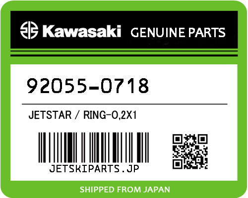 Kawasaki OEM RING-O,2X1 New #92055-0718