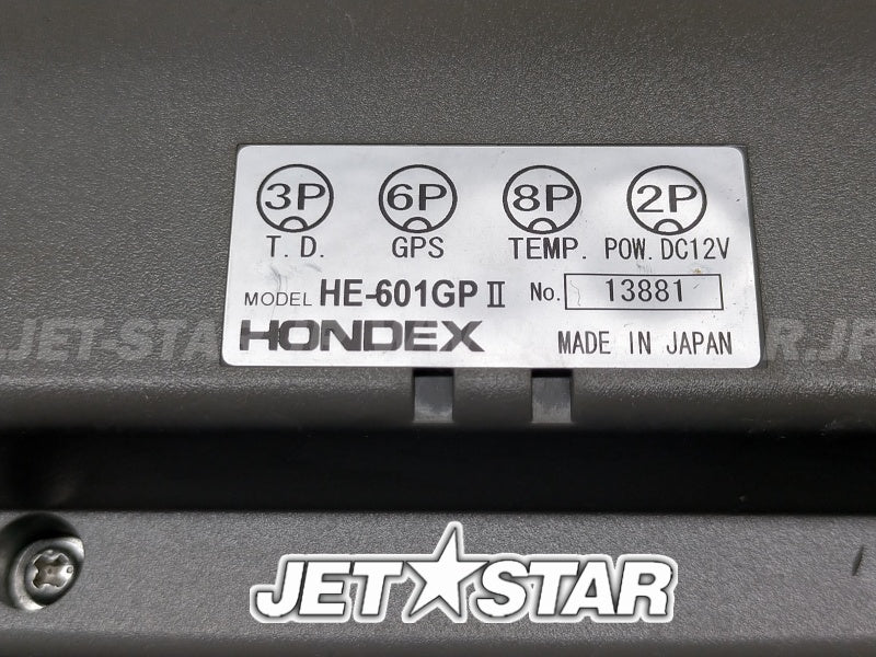 Used Aftermarket HONDEX GPS FISH FINDER HE-601GP ‡U [X2407-47]