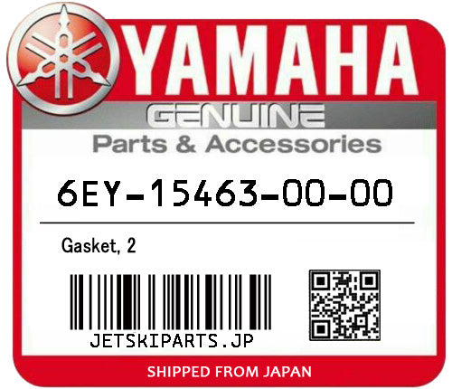 YAMAHA OEM GASKET, 2 New #6EY-15463-00-00 #99999-04357-00