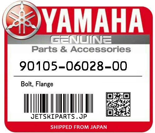 YAMAHA OEM BOLT, FLANGE New #90105-06028-00