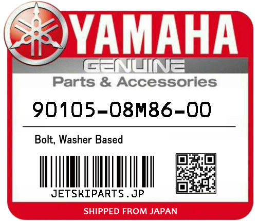 YAMAHA OEM BOLT, WASHER BASED New #90105-08M59-00 #90105-08M86-00