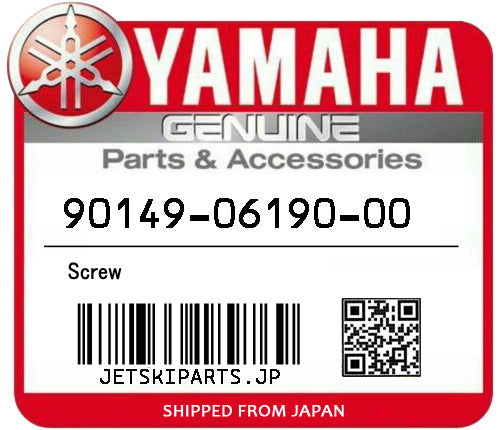 YAMAHA OEM SCREW New #90149-06190-00