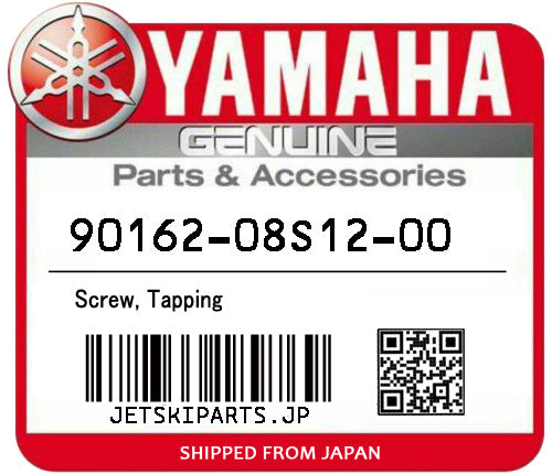 YAMAHA OEM SCREW, TAPPING New #90162-08S12-00