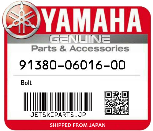 YAMAHA OEM BOLT New #91380-06016-00