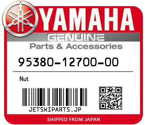 YAMAHA OEM NUT New #95380-12700-00