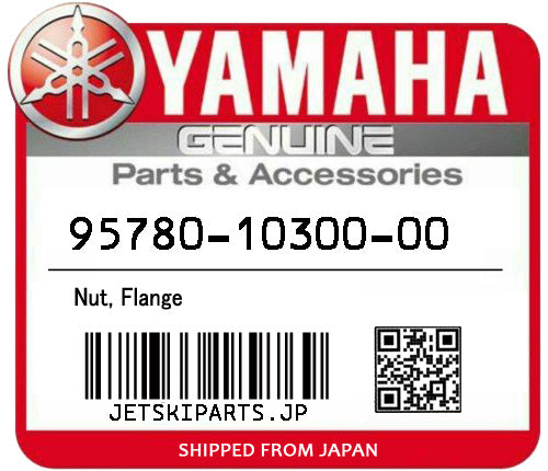 YAMAHA OEM NUT, FLANGE New #95780-10300-00