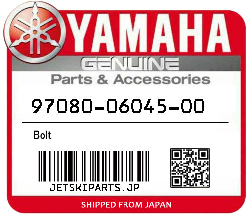 YAMAHA OEM BOLT New #97095-06045-00 #97080-06045-00