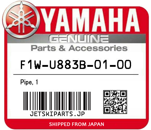 YAMAHA OEM PIPE, 1 New #F1W-U883B-01-00