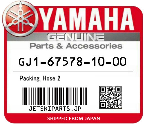 YAMAHA OEM PACKING, HOSE 2 New #GJ1-67578-10-00