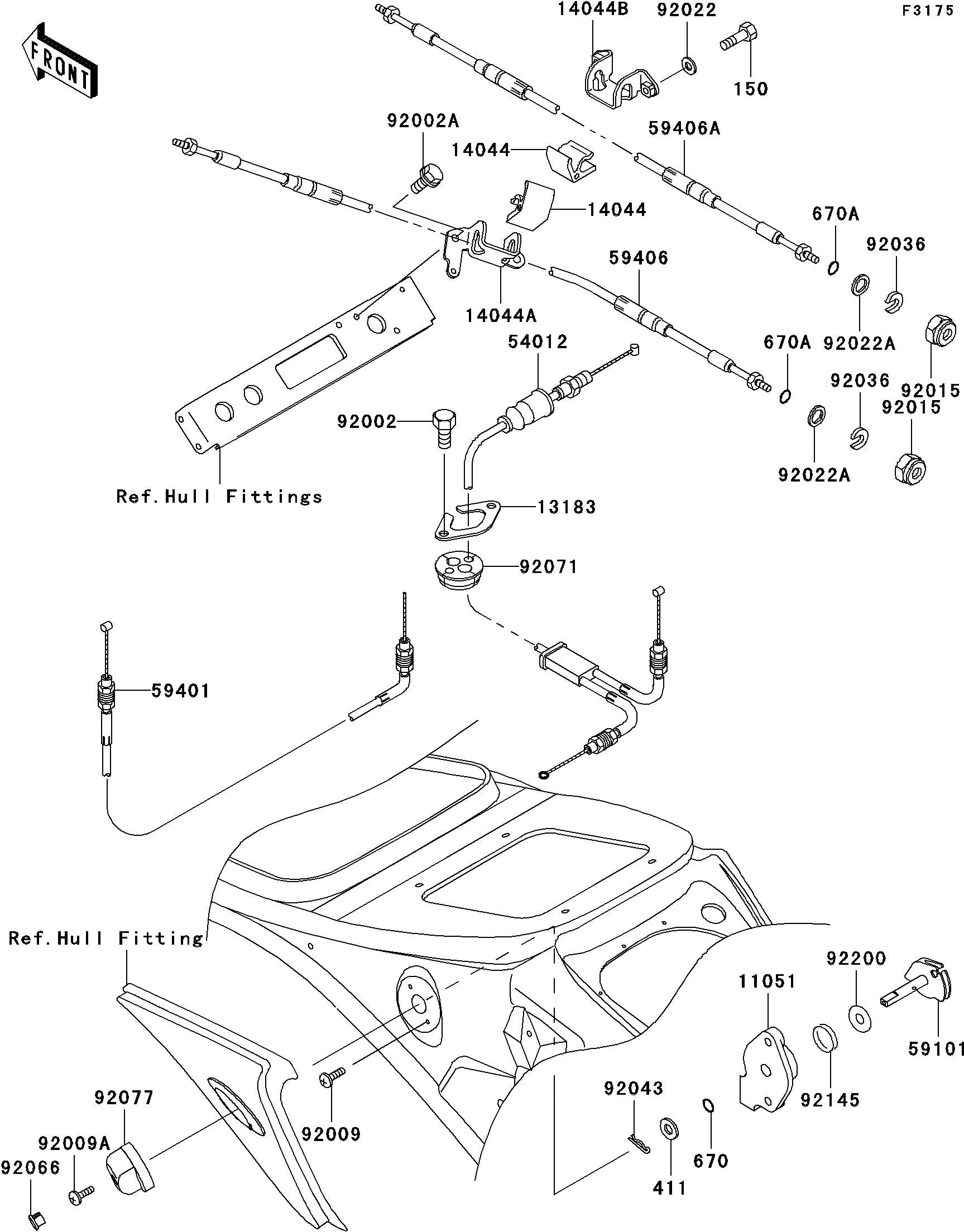 Used 54012-3756 CABLE-THROTTLE [K5050-02]