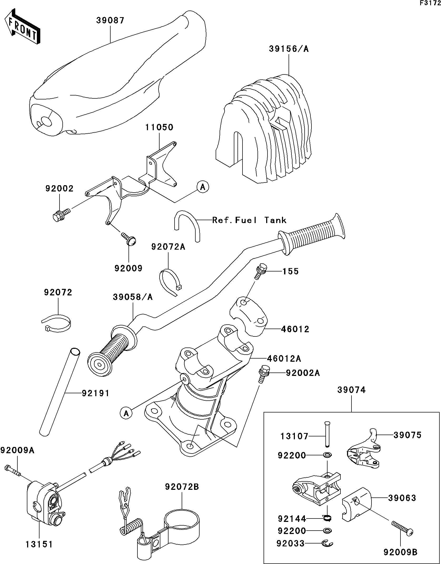 Used 39074-3725 LEVER-ASSY-THROTTLE  [K5050-17]