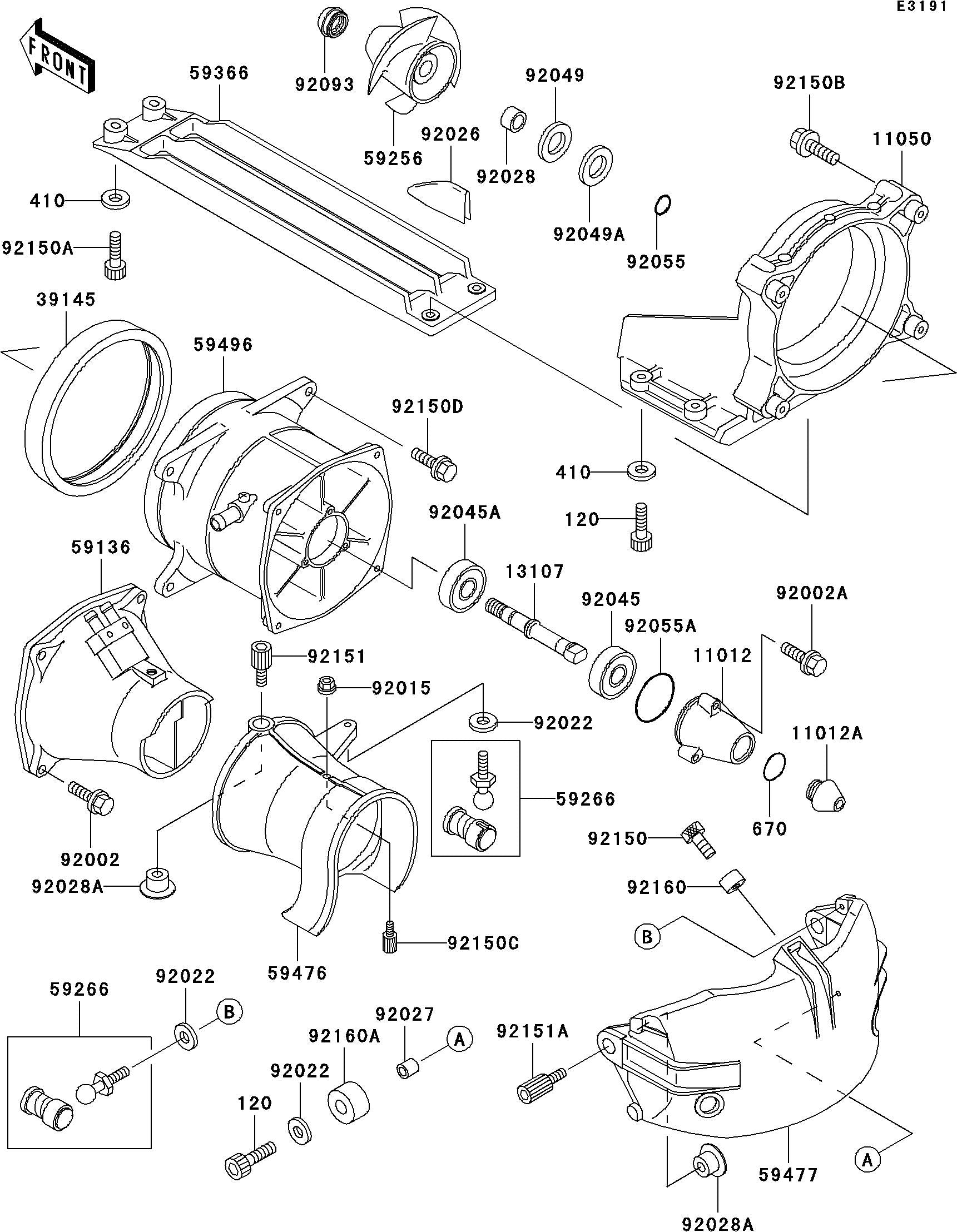 Used 59477-3707 BUCKET-REVERSE [K0219-28]