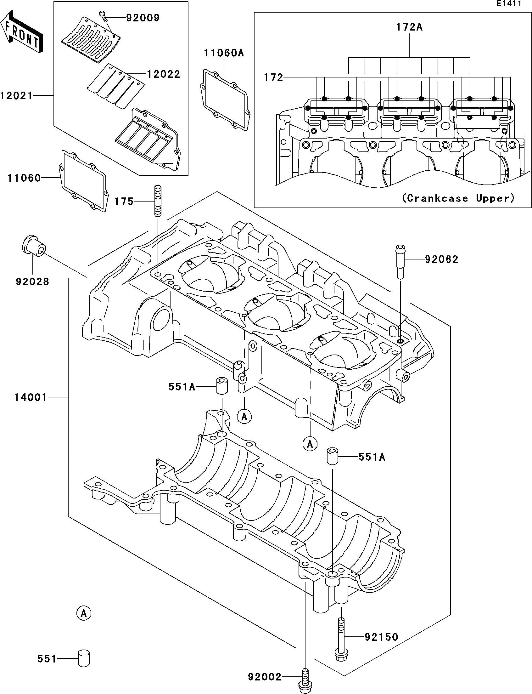 Used 12021-3709 VALVE-ASSY-REED [K8610-05]
