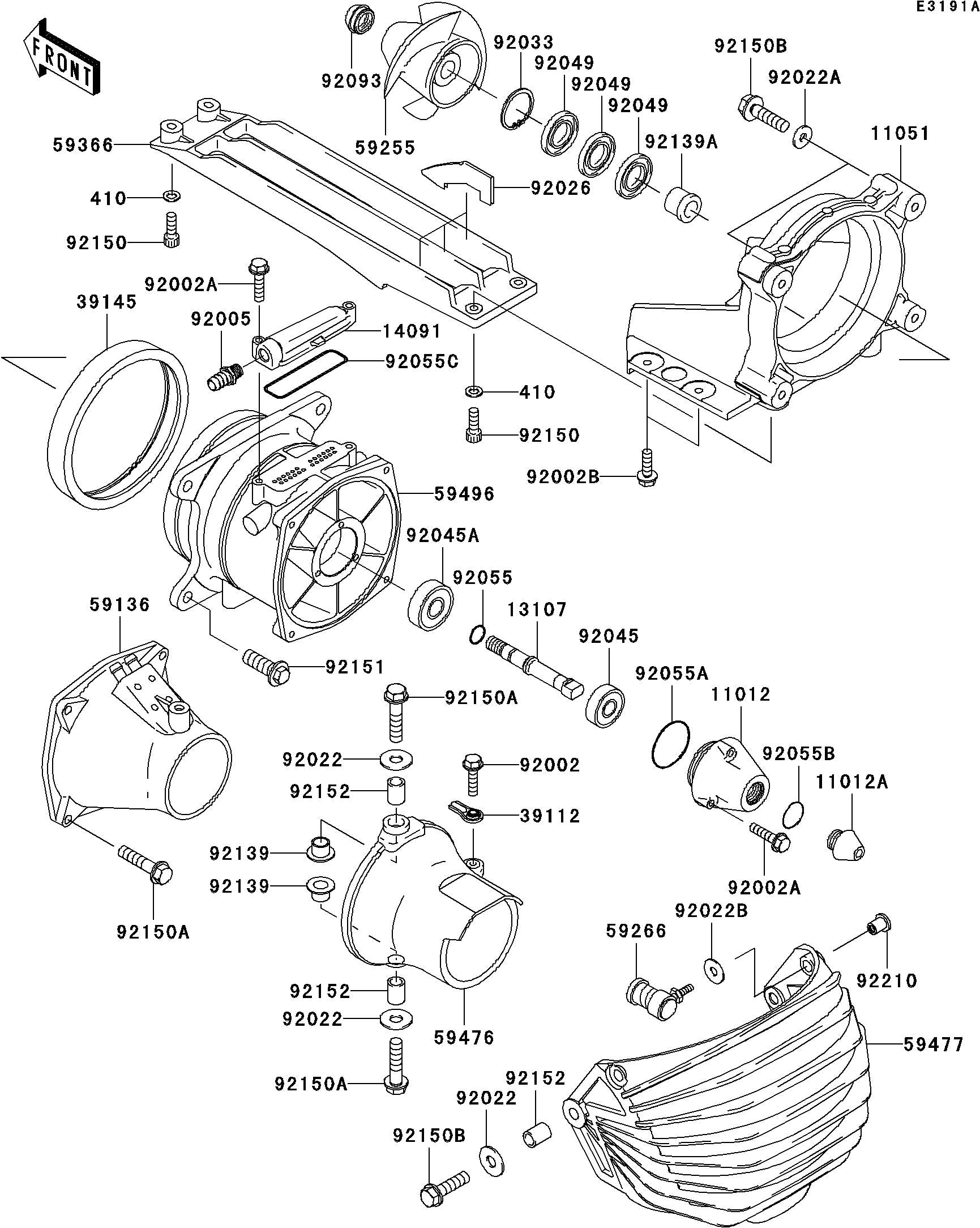 Used 59496-3756 VANE-GUIDE  [K1808-35]