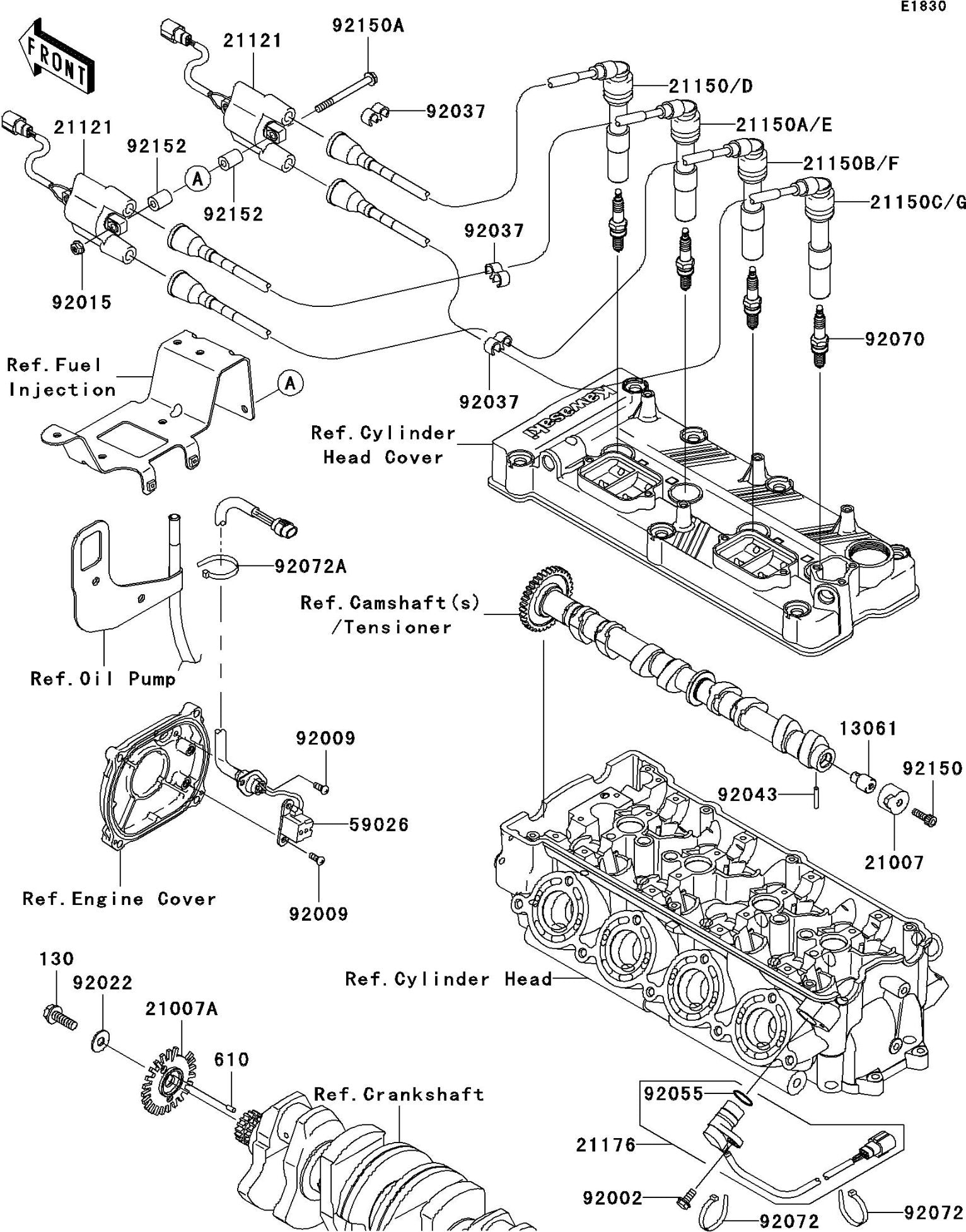 Used 21121-3722 COIL-IGNITION  [K1660-35]