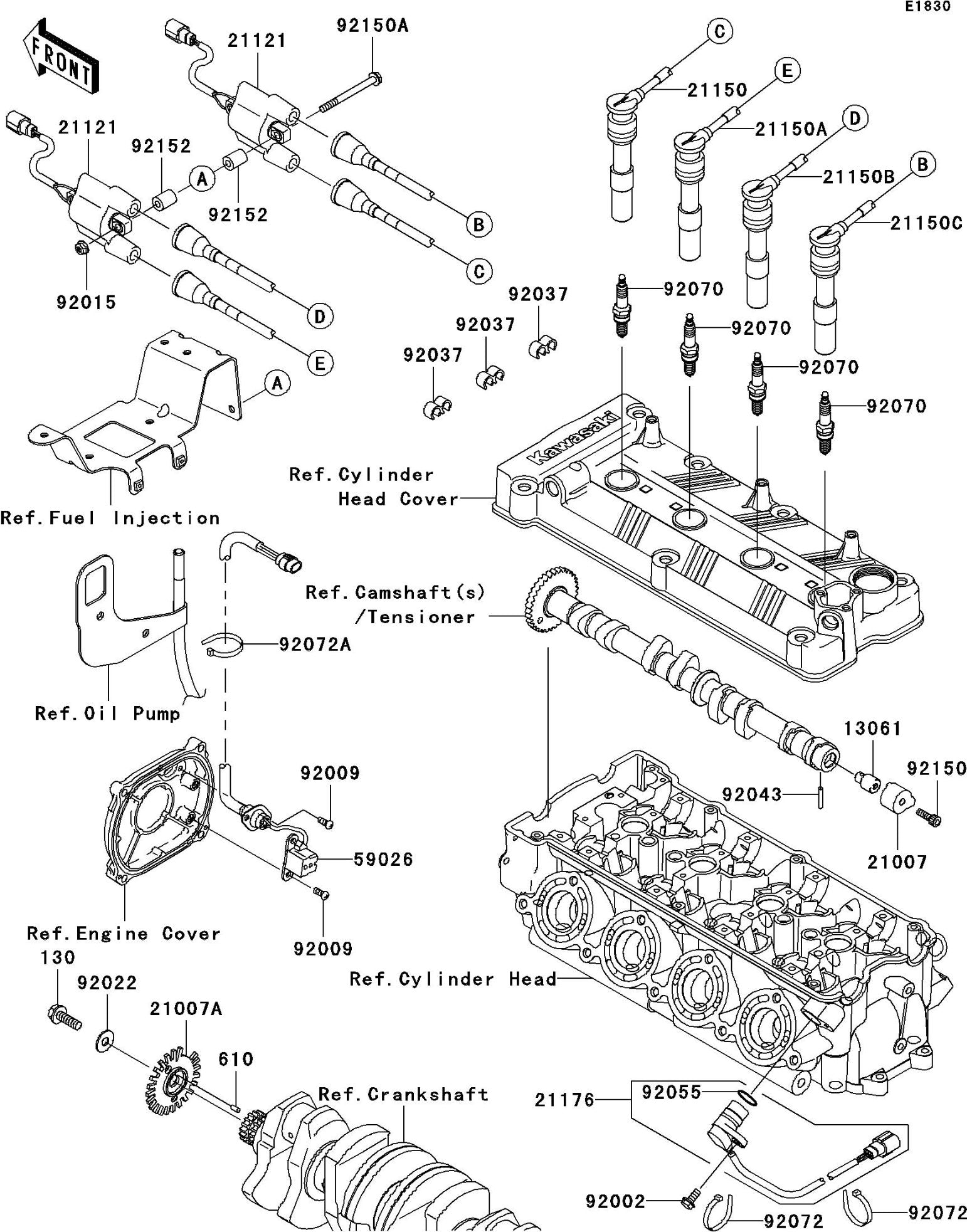 Used 21121-3722 COIL-IGNITION  [K6543-25]