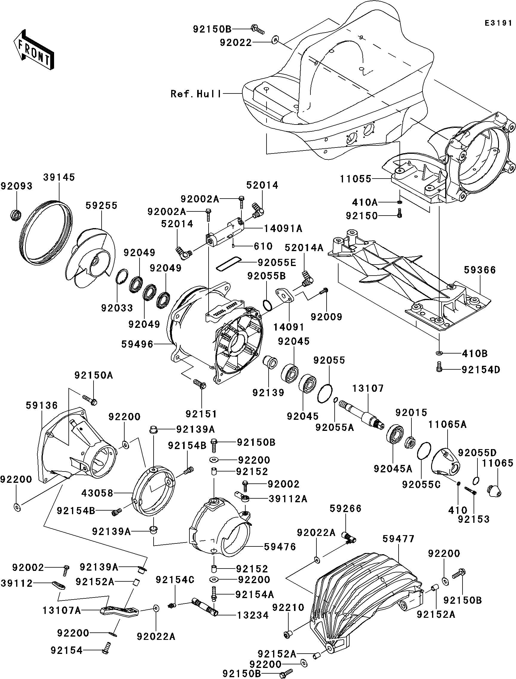 Used 59136-3768 NOZZLE-PUMP  [K9803-03]