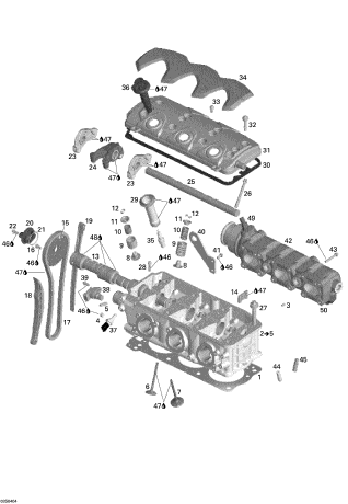 Used 420660167 VALVE COVER [S7142-06]
