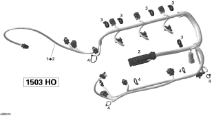 Used 420665205 ENGINE WIRING HARNESS ASS'Y [S1169-14]