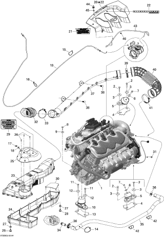 Used 277001121 THROTTLE CABLE [S2547-23]