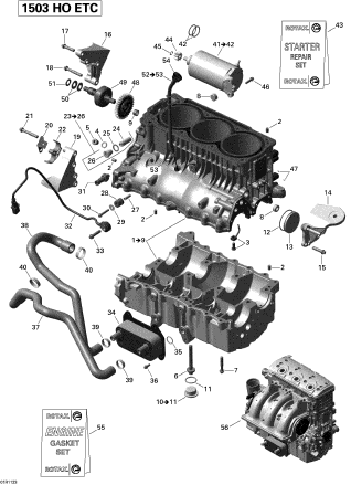 Used 420888995 ELECTRIC STARTER ASS'Y [X2212-27]