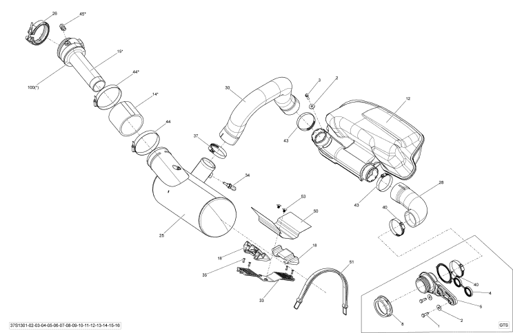 Used 274001648 MUFFLER [S0565-33]