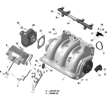 Used 420892592 THROTTLE BODY (WITH DEFECT) [X2207-92]