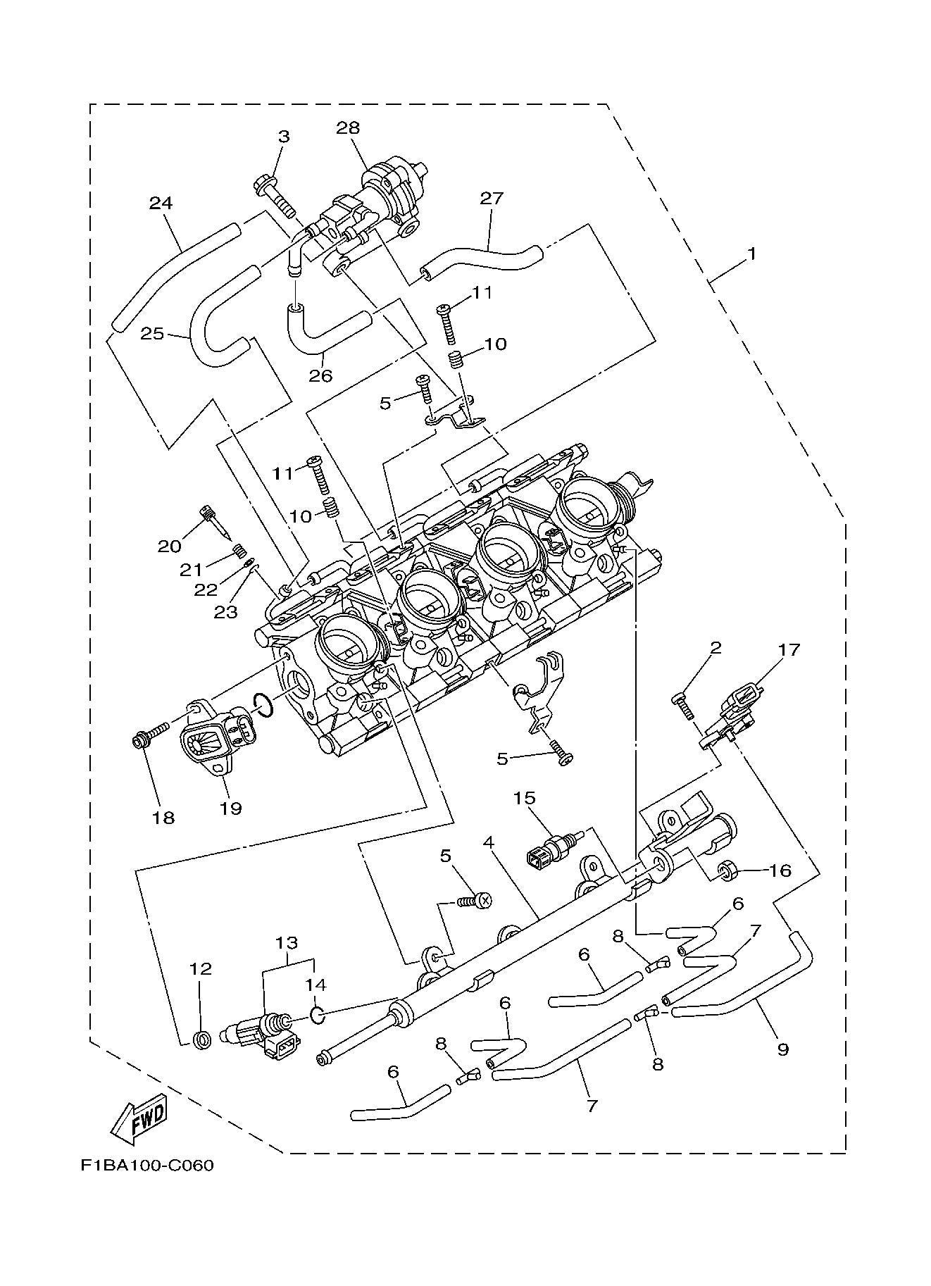 Used 60E-13660-00 BY-PASS VALVE MOTOR ASSY [Y6189-44]